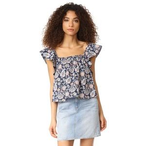 Maison Kitsune Flutter Sleeve Top